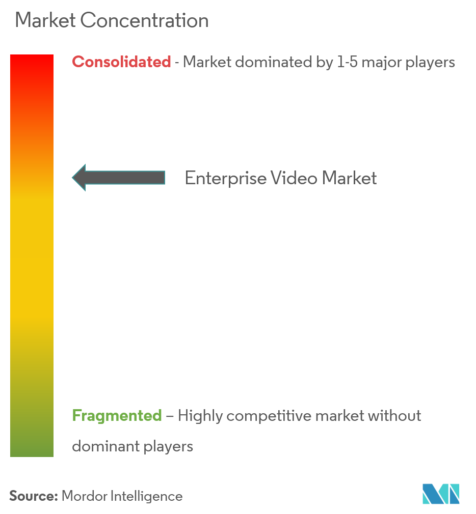 Enterprise Video Market Concentration